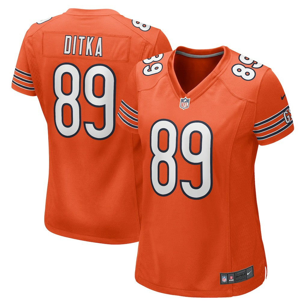 Mike Ditka Chicago Bears Women's Retired Player Jersey - Orange | Nike discount