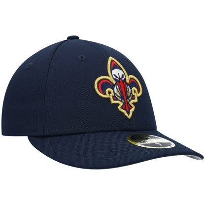 New Orleans Pelicans Team Logo Low Profile 59FIFTY Fitted Hat - Navy | New Era online