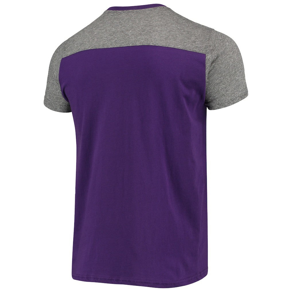 Minnesota Vikings Majestic Threads Field Goal Slub T-Shirt - Purple/Gray cheap
