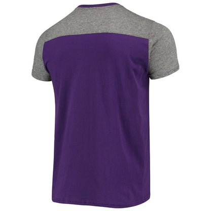 Minnesota Vikings Majestic Threads Field Goal Slub T-Shirt - Purple/Gray cheap