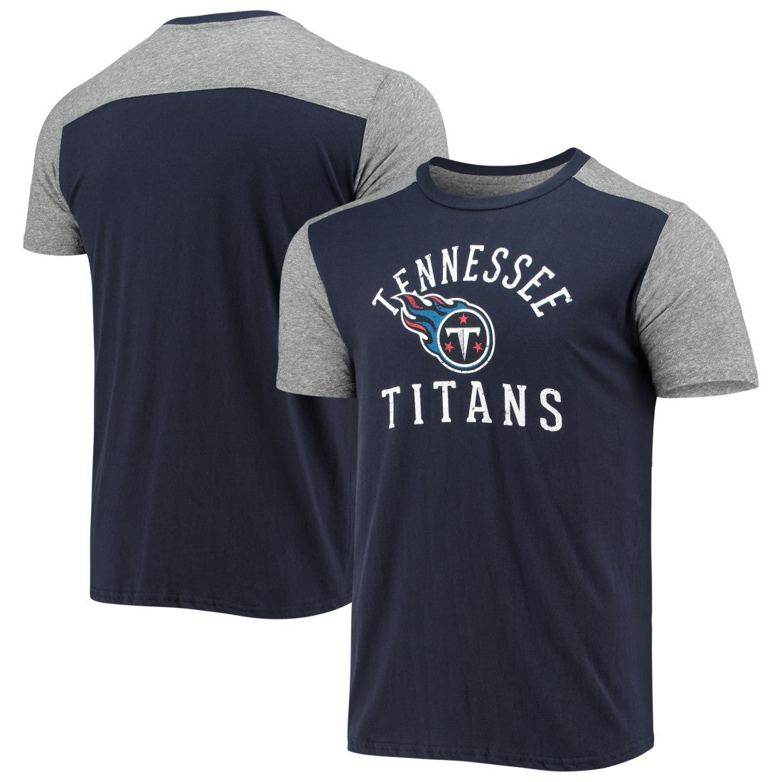 Tennessee Titans Majestic Threads Field Goal Slub T-Shirt - Navy/Gray discount