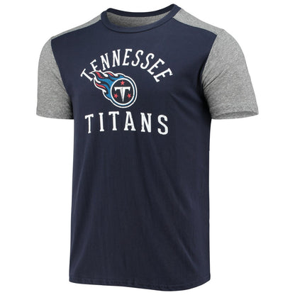 Tennessee Titans Majestic Threads Field Goal Slub T-Shirt - Navy/Gray discount