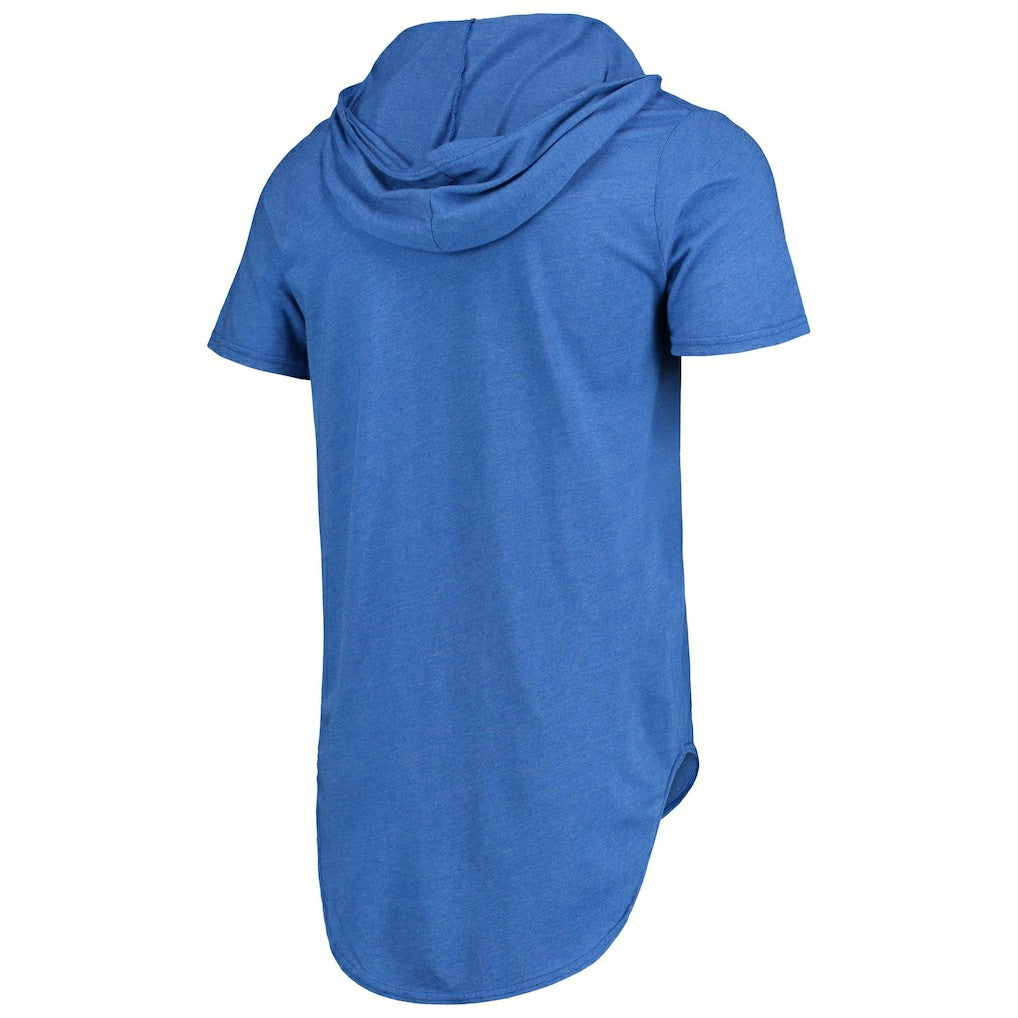 Los Angeles Rams Majestic Threads Primary Logo Tri-Blend Hoodie T-Shirt - Royal discount