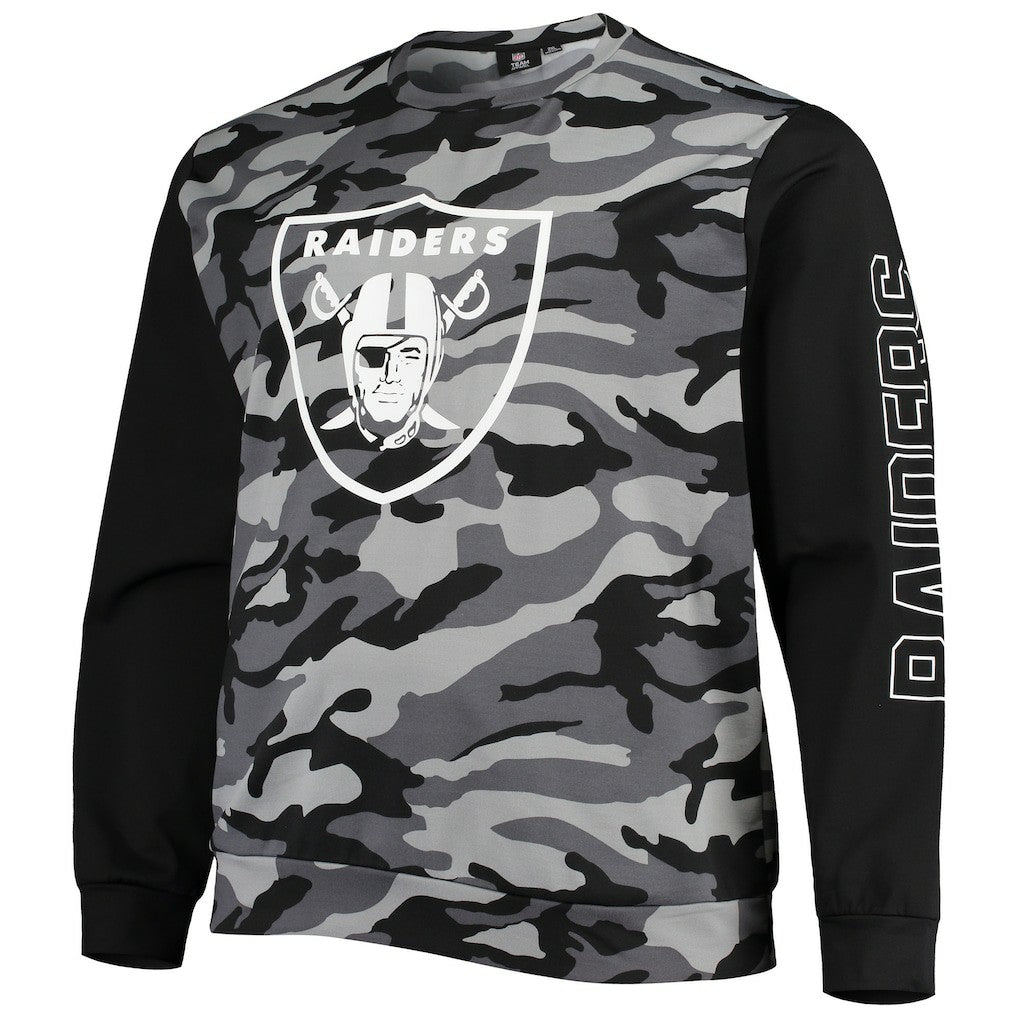 Las Vegas Raiders FOCO Camo Long Sleeve T-Shirt - Black online