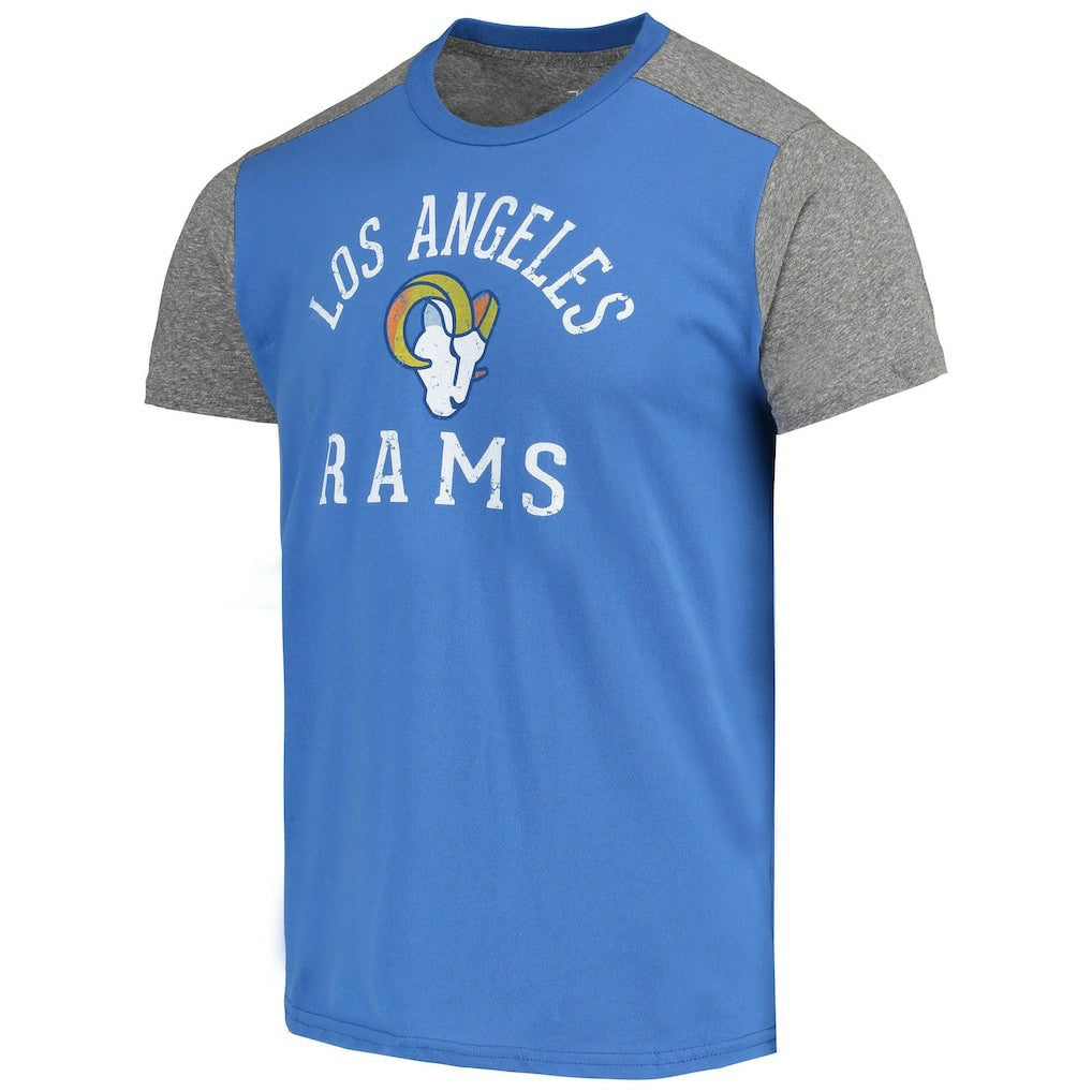 Los Angeles Rams Majestic Threads Field Goal Slub T-Shirt - Royal/Gray online