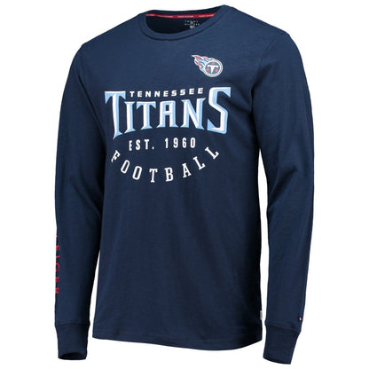 Tennessee Titans Tommy Hilfiger Peter Long Sleeve T-Shirt - Navy cheap