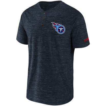 Tennessee Titans NFL x Darius Rucker Collection Slub Henley T-Shirt - Navy outlet