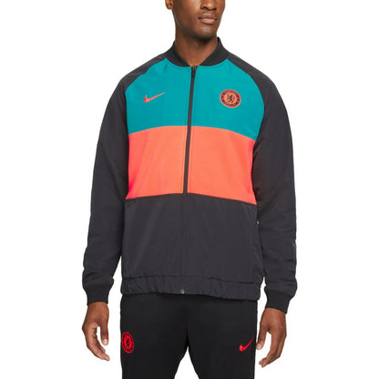 Chelsea I96 Woven Anthem Raglan Full-Zip Jacket - Blue | Nike online