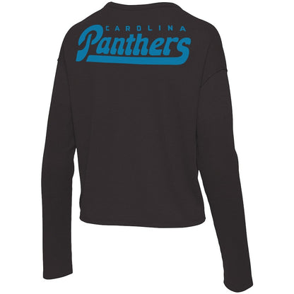 Carolina Panthers Junk Food Women's Pocket Thermal Long Sleeve T-Shirt - Black online