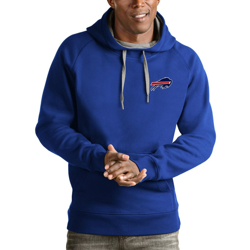 Buffalo Bills Antigua Logo Victory Pullover Hoodie - Royal for sale