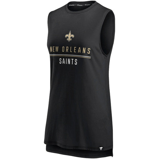 New Orleans Saints Women's True Contender Tank Top - Black discount