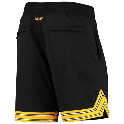 Pittsburgh Steelers Just Don Gold Rush Shorts - Black online