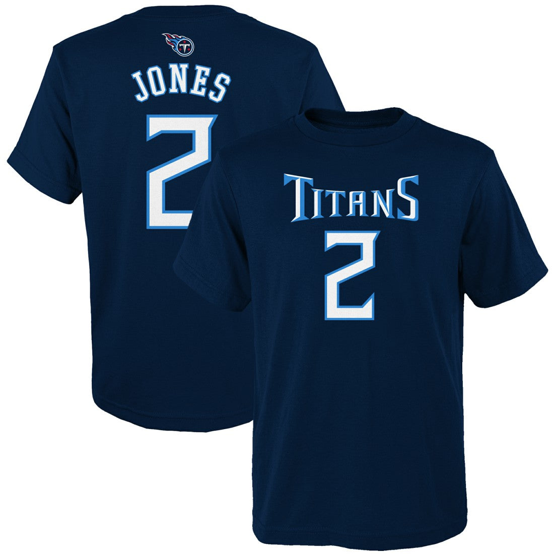 Julio Jones Tennessee Titans Youth Mainliner Player Name & Number T-Shirt - Navy online
