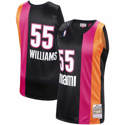 Jason Williams Miami Heat 2005/06 Hardwood Classics Swingman Jersey - Black | Mitchell & Ness online