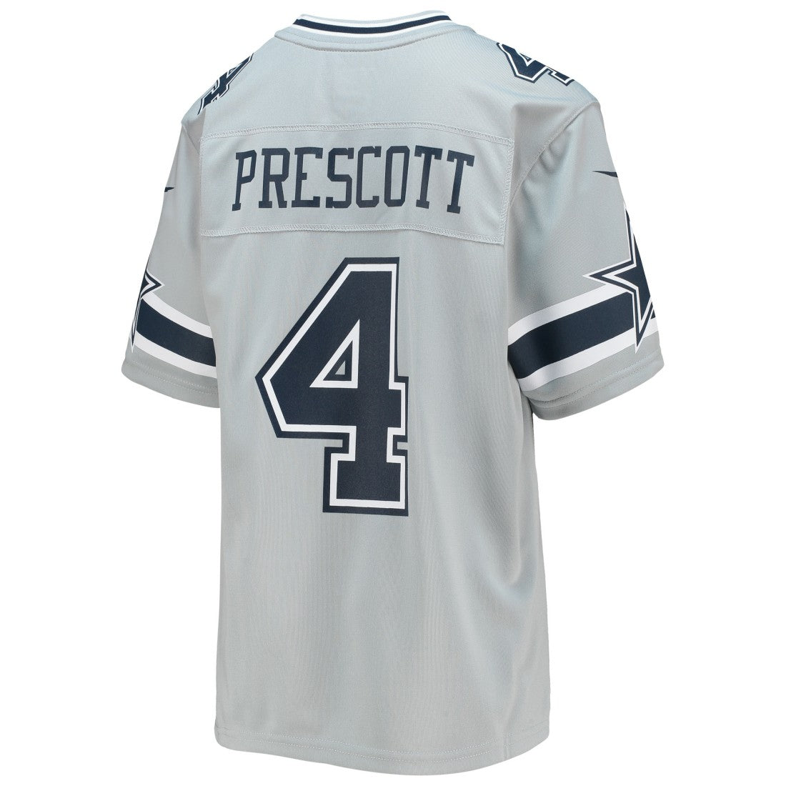 Dak Prescott Dallas Cowboys Youth Inverted Team Game Jersey - Silver | Nike discount