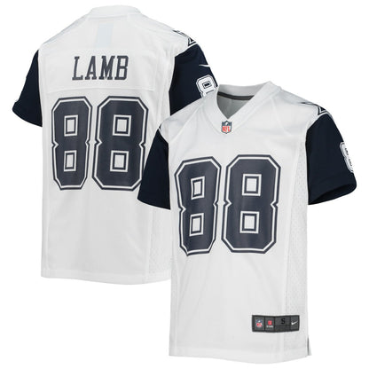 CeeDee Lamb Dallas Cowboys Youth Alternate Game Jersey - White | Nike on sale