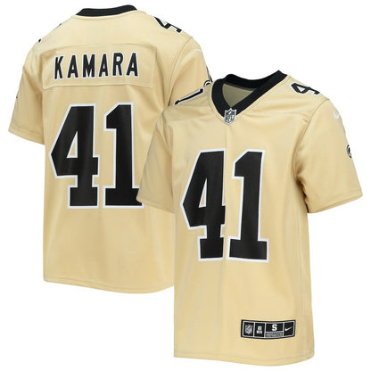 Alvin Kamara New Orleans Saints Youth Inverted Team Game Jersey - Gold | Nike discount