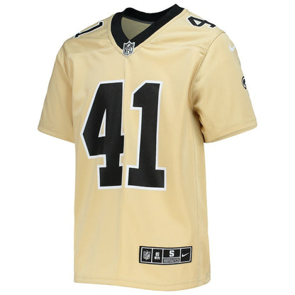 Alvin Kamara New Orleans Saints Youth Inverted Team Game Jersey - Gold | Nike discount