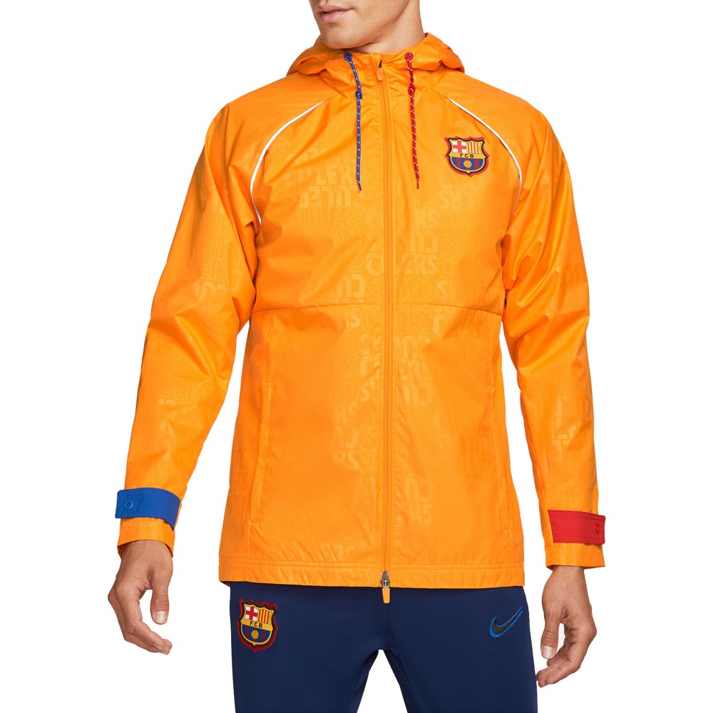 Barcelona All-Weather Full-Zip Jacket - Orange | Nike online