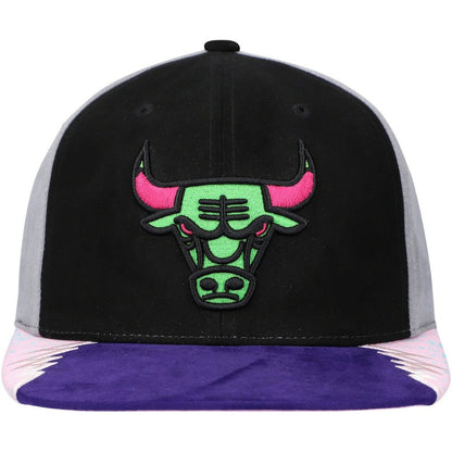 Chicago Bulls Day 5 Snapback Hat - Black/Pink | Mitchell & Ness discount