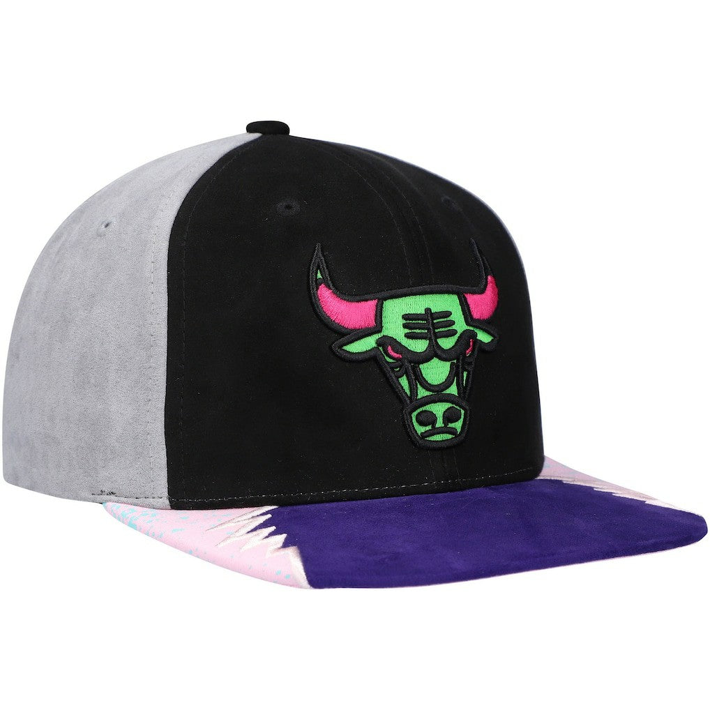 Chicago Bulls Day 5 Snapback Hat - Black/Pink | Mitchell & Ness discount