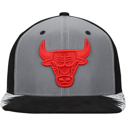 Chicago Bulls Day 5 Snapback Hat - Silver/Gray | Mitchell & Ness online