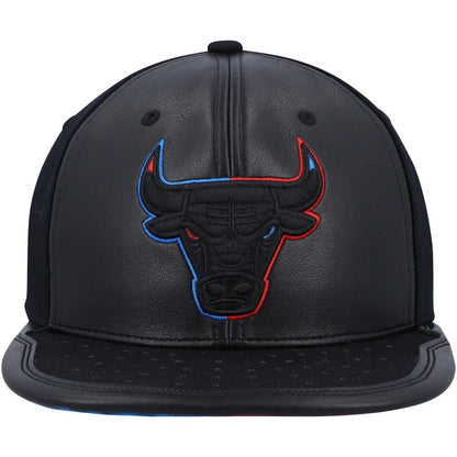 Chicago Bulls Day One Snapback Hat - Black | Mitchell & Ness discount