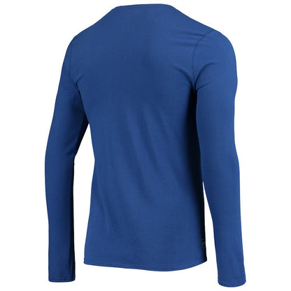 Los Angeles Rams New Era Combine Authentic Static Abbreviation Long Sleeve T-Shirt - Royal cheap