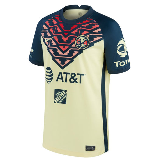 Club America Youth 2021/22 Home Breathe Stadium Replica Jersey - Yellow | Nike online