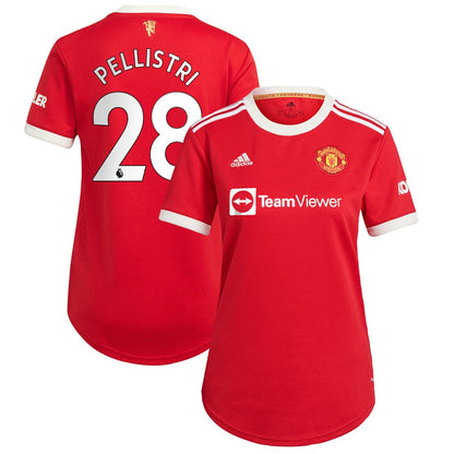 Facundo Pellistri Manchester United Women's 2021/22 Home Replica Player Jersey - Red | Adidas shop