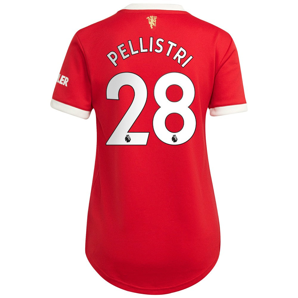 Facundo Pellistri Manchester United Women's 2021/22 Home Replica Player Jersey - Red | Adidas shop