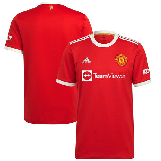 Manchester United 2021/22 Home Replica Jersey - Red | Adidas discount