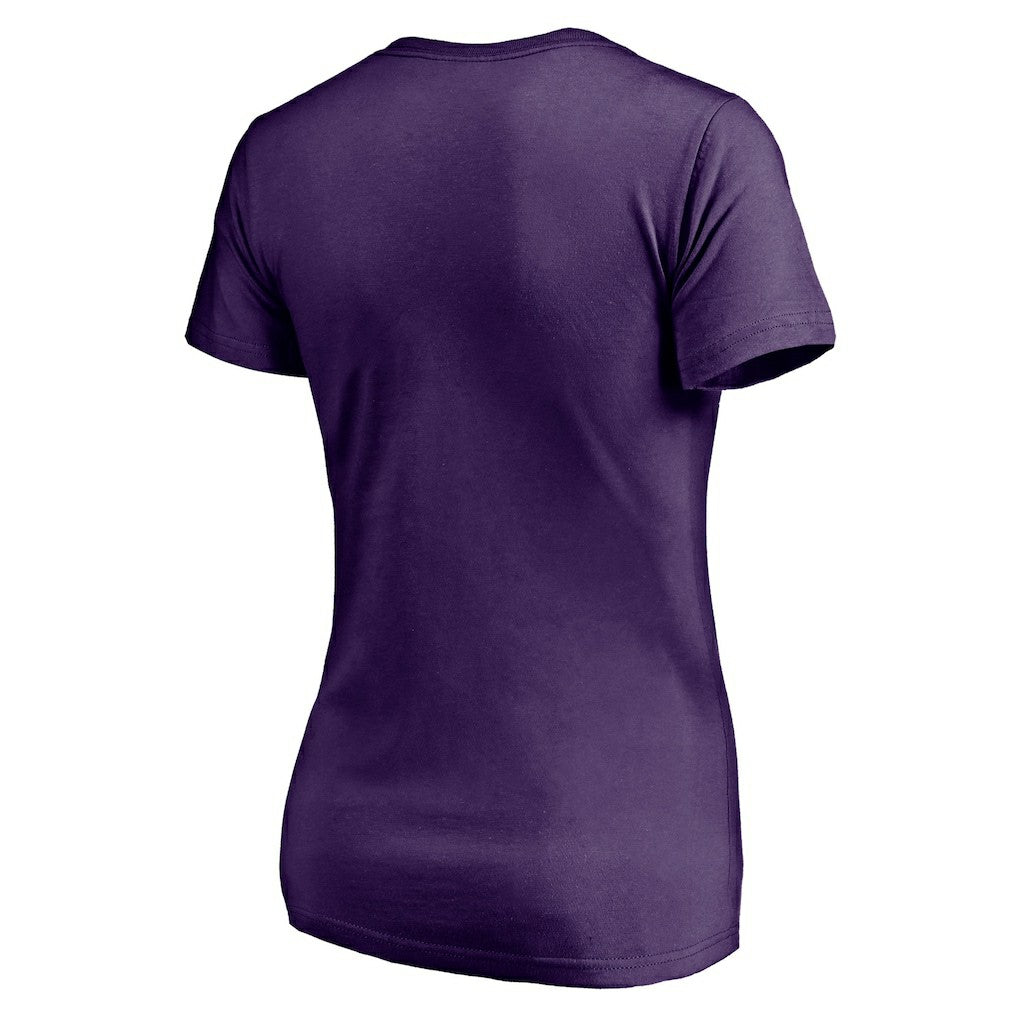 Baltimore Ravens Women's Hometown Collection Wildcat V-Neck T-Shirt - Purple for sale