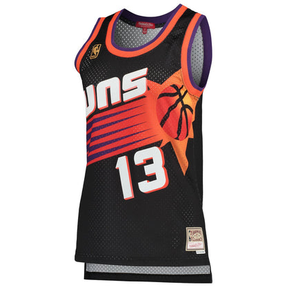 Steve Nash Phoenix Suns Women's Hardwood Classics Swingman Jersey - Black | Mitchell & Ness for sale