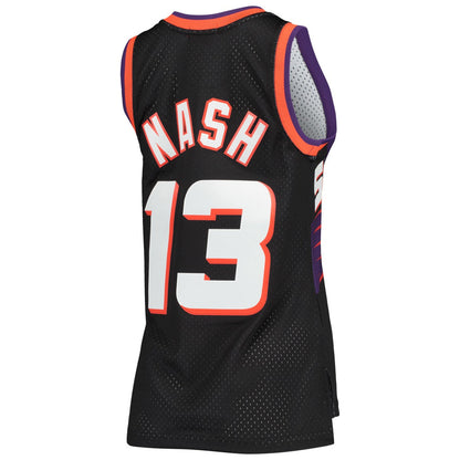 Steve Nash Phoenix Suns Women's Hardwood Classics Swingman Jersey - Black | Mitchell & Ness for sale