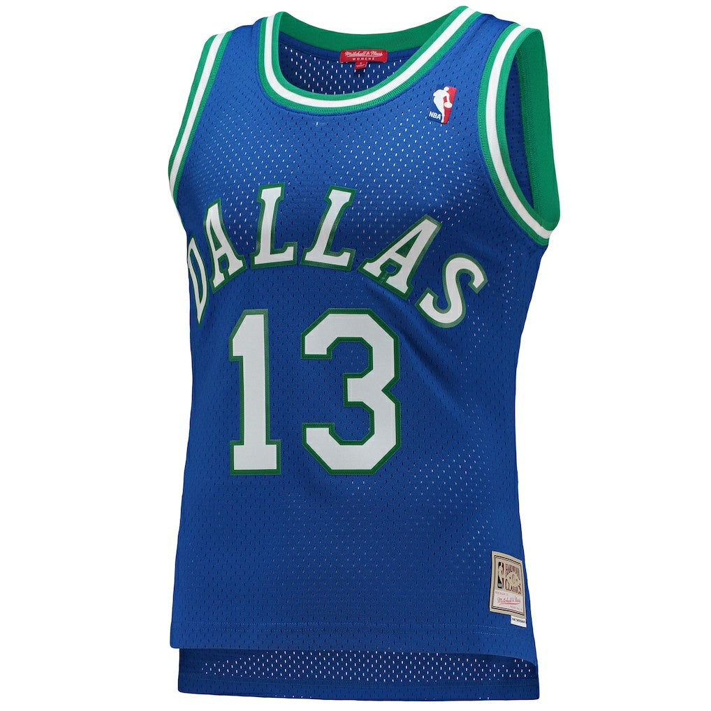 Steve Nash Dallas Mavericks Women's 1998/99 Hardwood Classics Swingman Jersey sale - Blue | Mitchell & Ness online