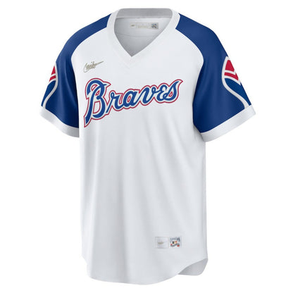 Hank Aaron Atlanta Braves Home Cooperstown Collection Player Jersey - White | Nike