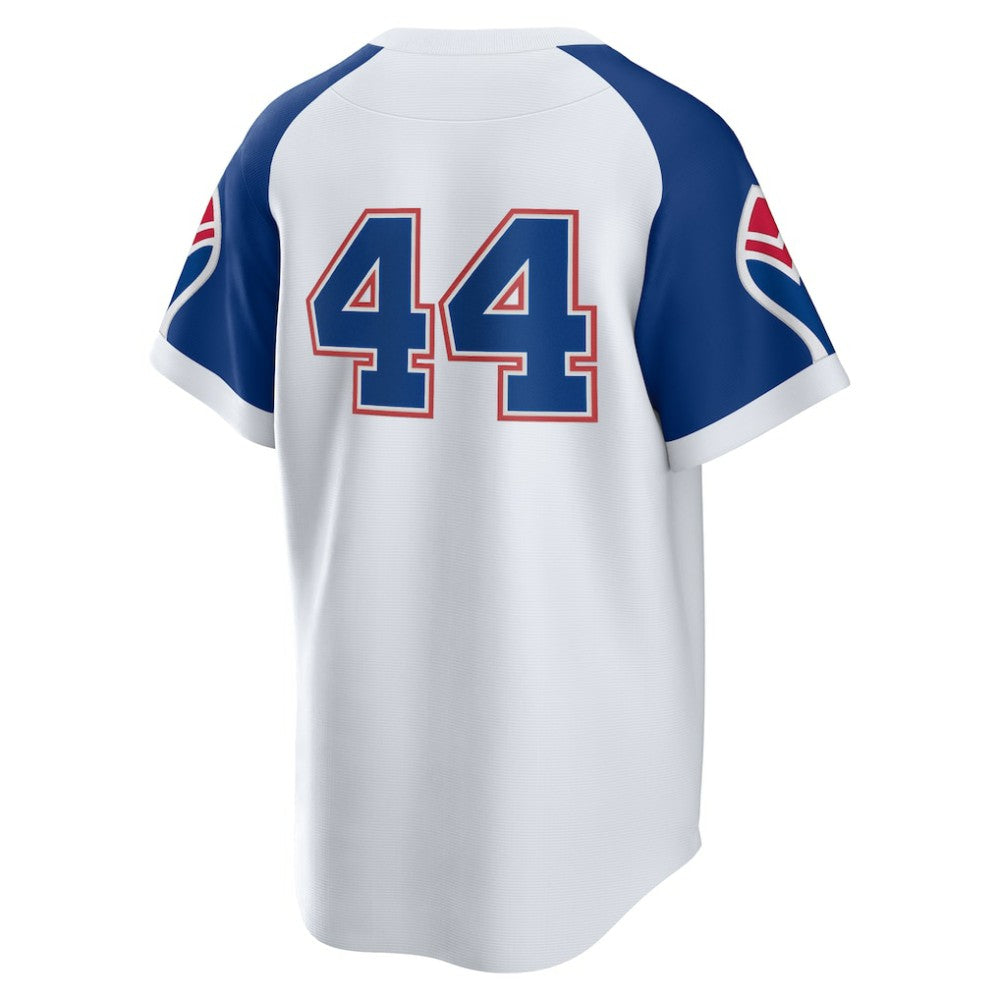 Hank Aaron Atlanta Braves Home Cooperstown Collection Player Jersey - White | Nike
