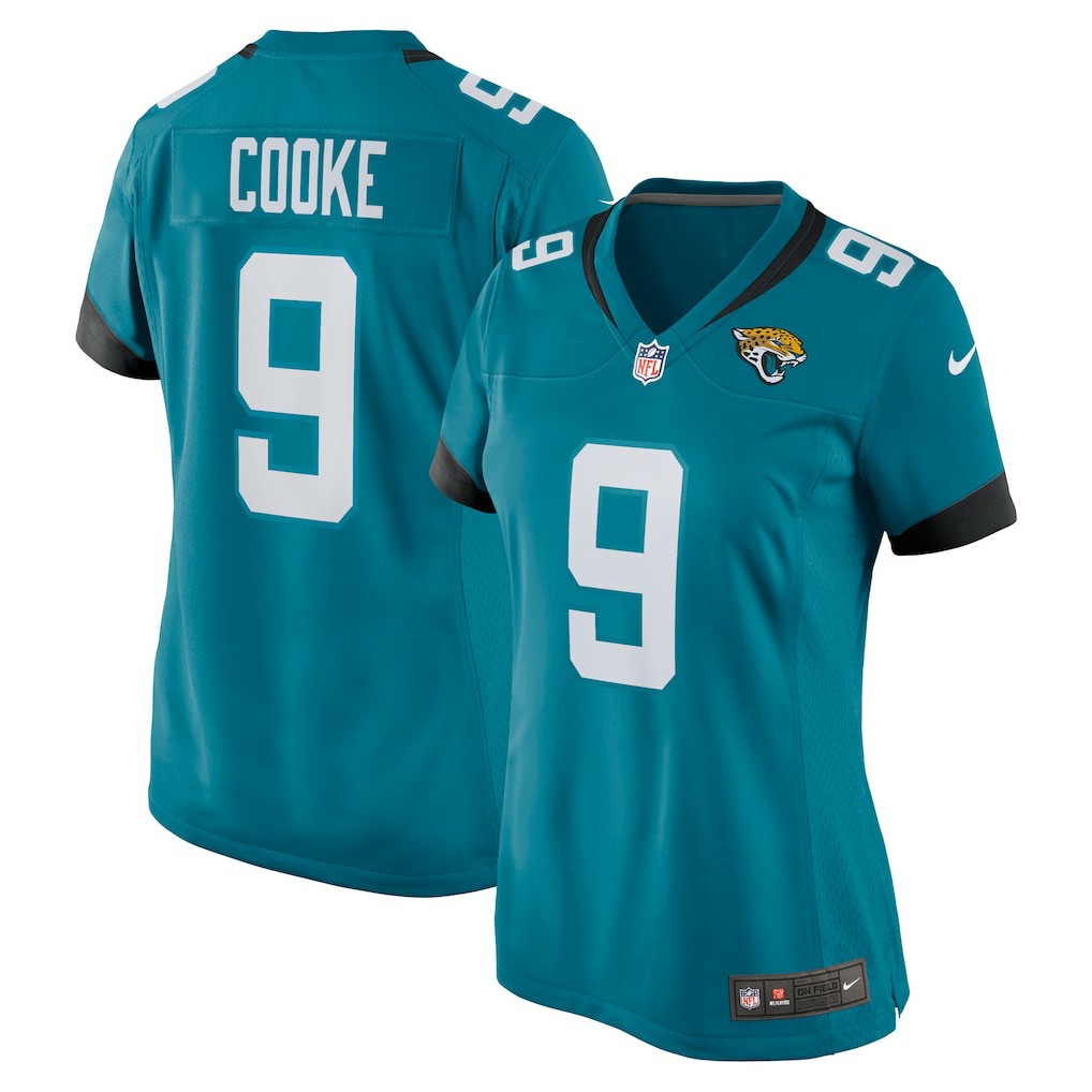 Logan Cooke Jacksonville Jaguars Women's Game Jersey - Teal | Nike online