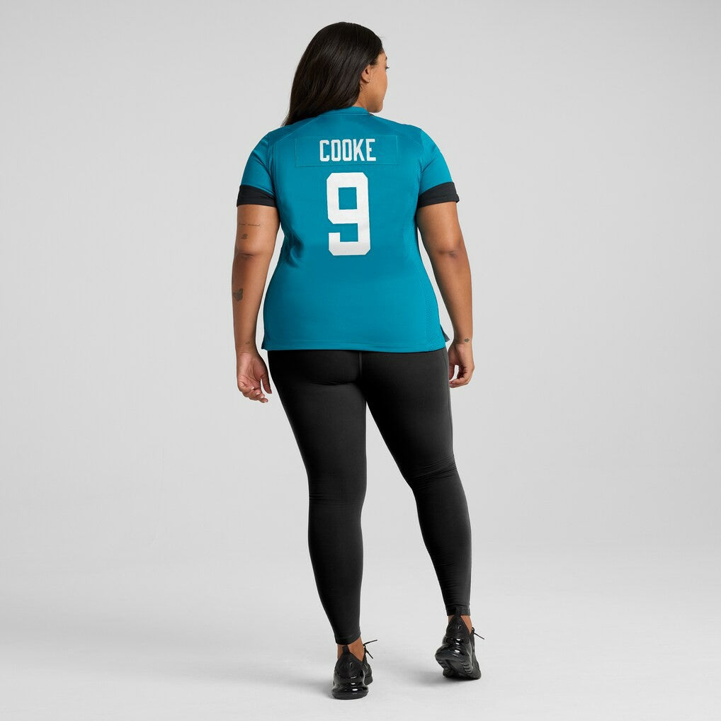 Logan Cooke Jacksonville Jaguars Women's Game Jersey - Teal | Nike online