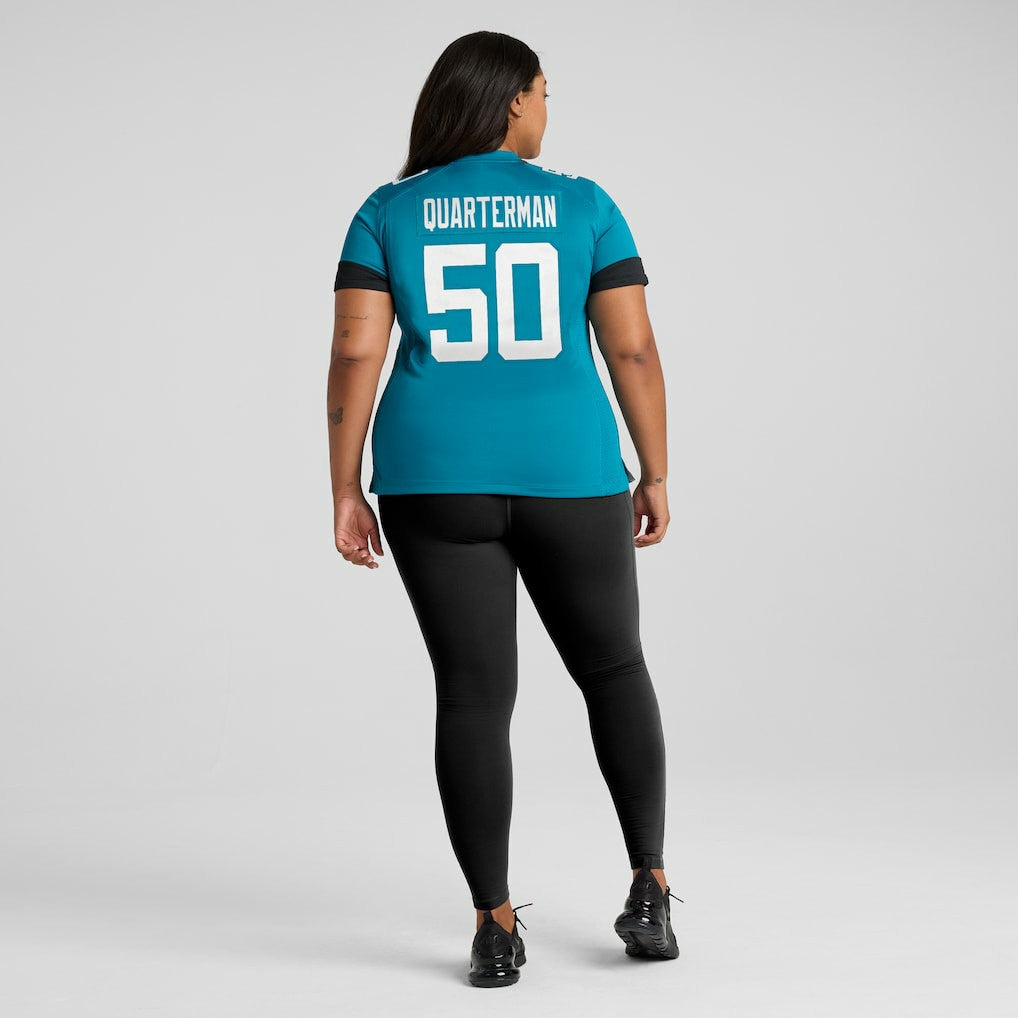 Shaquille Quarterman Jacksonville Jaguars Women's Game Jersey - Teal | Nike for sale