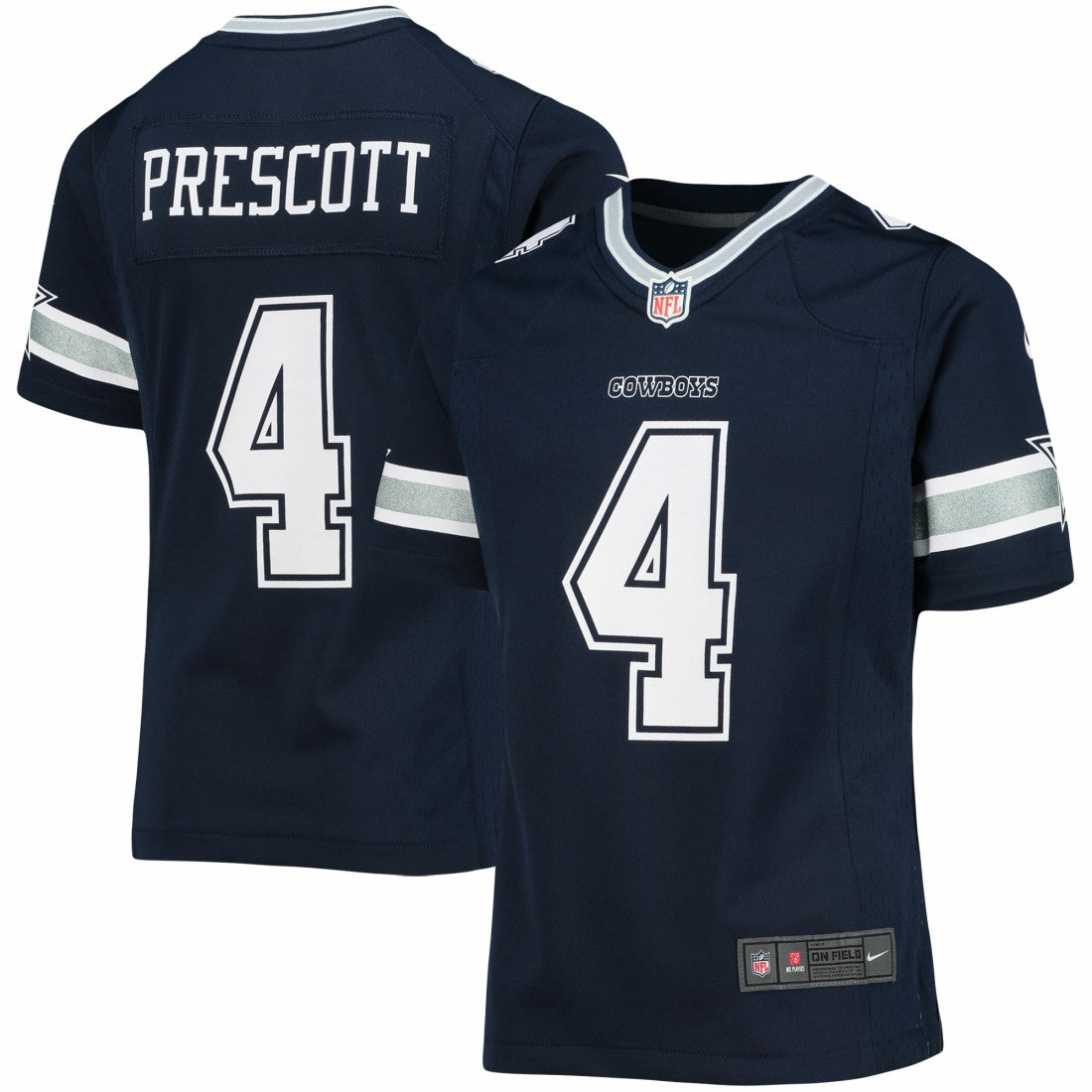 Dak Prescott Dallas Cowboys Girls Youth Team Game Jersey - Navy | Nike for sale