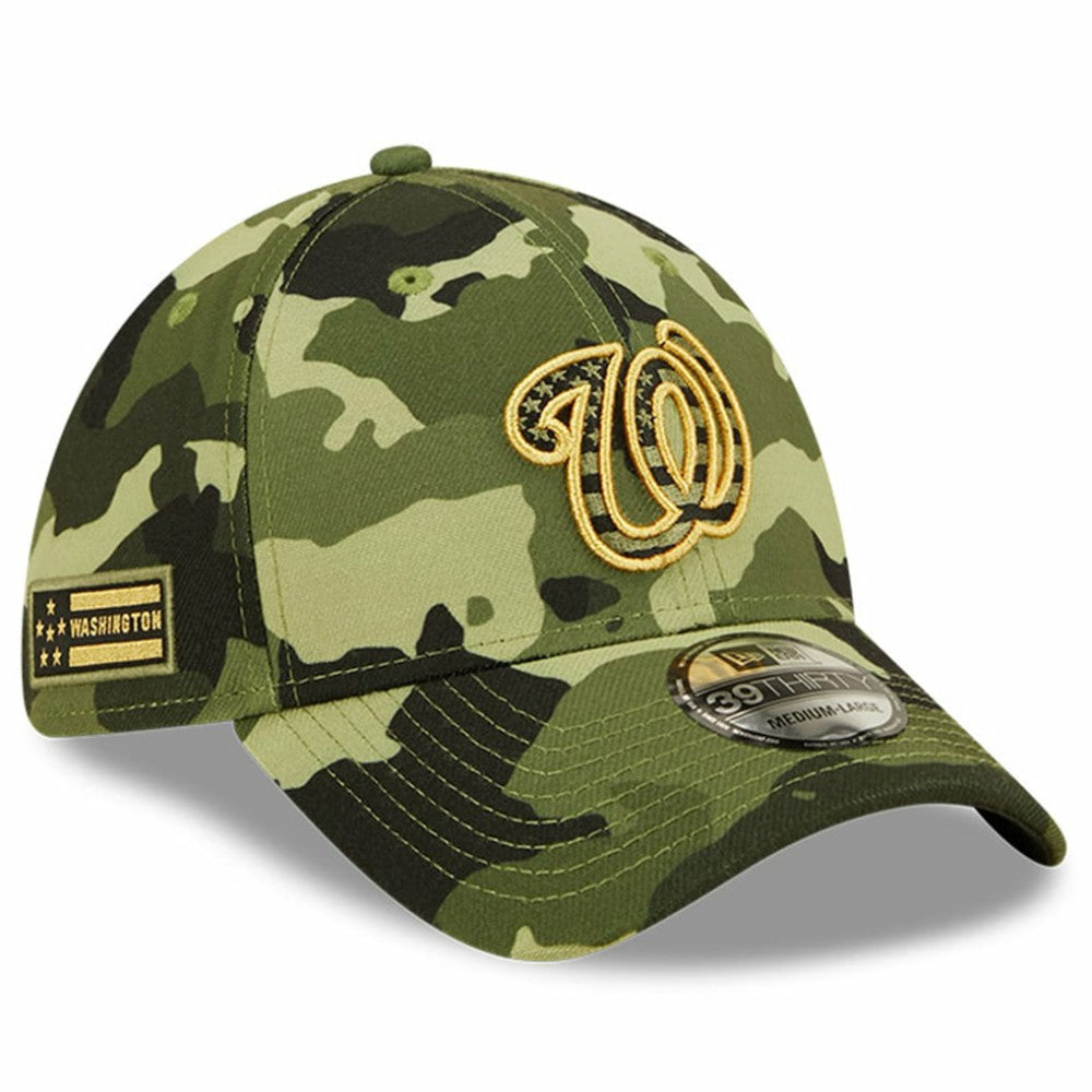 Washington Nationals 2022 Armed Forces Day 39THIRTY Flex Hat - Camo | New Era