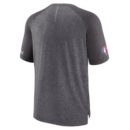 Brooklyn Nets 2022 Noches Ene-Be-A Core Shooting Raglan T-Shirt - Heathered Gray | Fanatics for sale