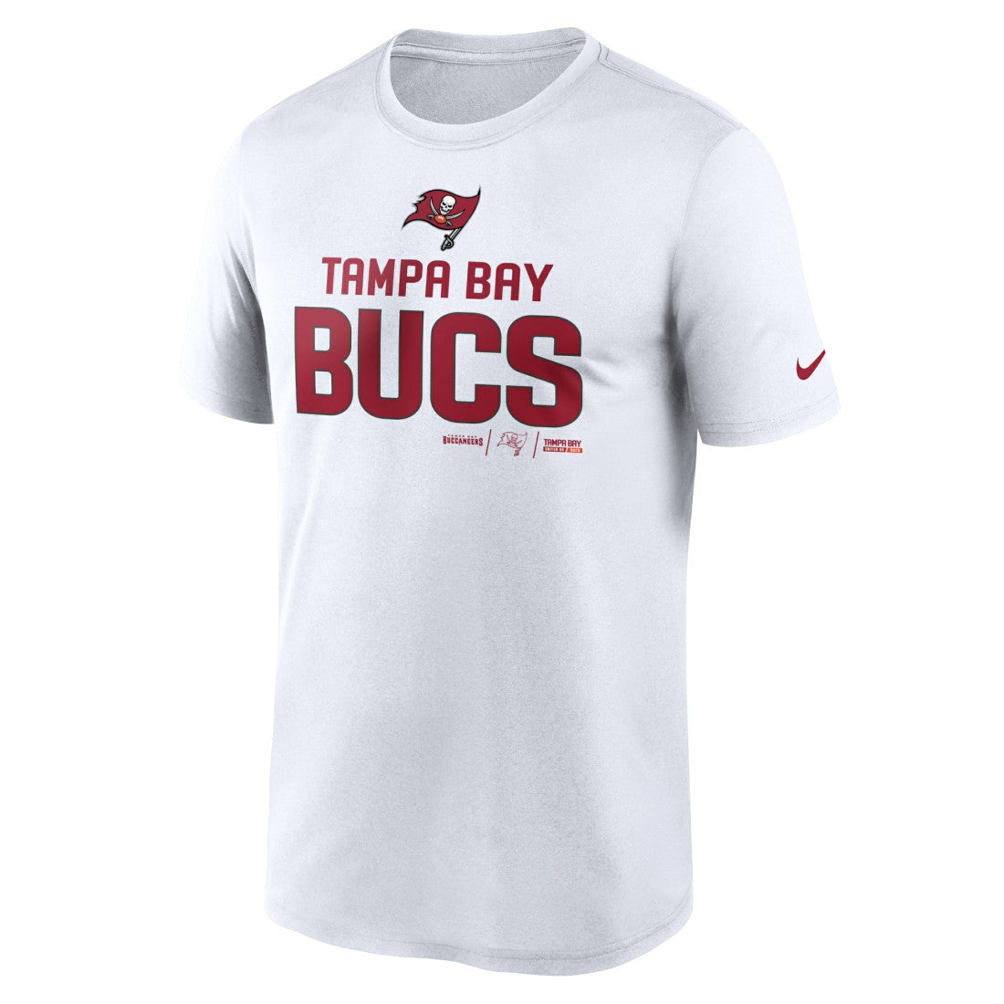 Tampa Bay Buccaneers Legend Community Performance T-Shirt - White | Nike discount
