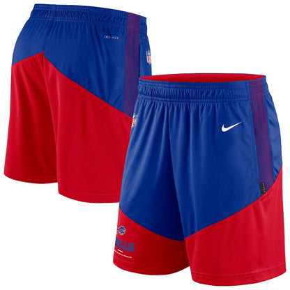 Buffalo Bills Sideline Primary Lockup Performance Shorts - Royal/Red | Nike outlet