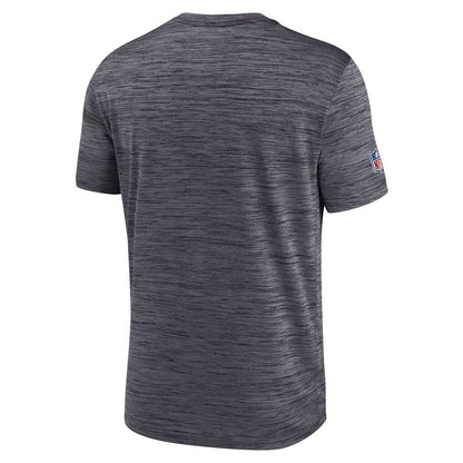 New Orleans Saints Sideline Velocity Athletic Stack Performance T-Shirt - Black | Nike for sale