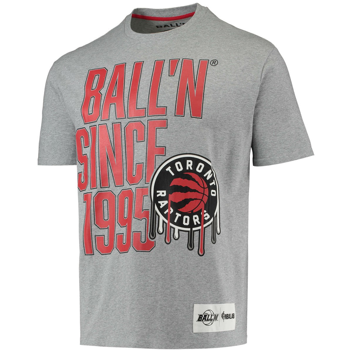 Toronto Raptors BALL'N Since 1995 T-Shirt - Heathered Gray online