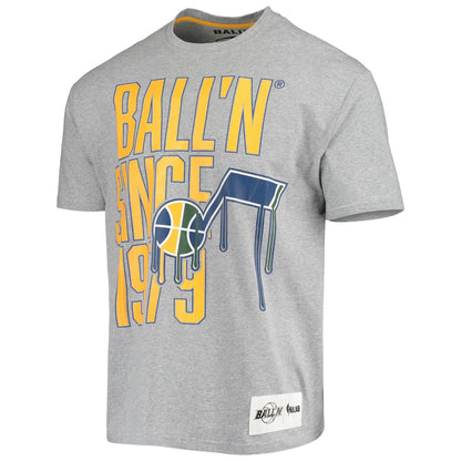 Utah Jazz BALL'N Since 1979 T-Shirt - Heathered Gray shop