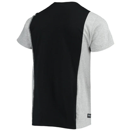 Las Vegas Raiders Refried Apparel Sustainable Split T-Shirt - Black/Heathered Gray online